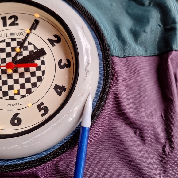 Vintage Bulova Watch Clock Tote Bag - Picture 7 of 13